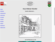 Tablet Screenshot of hofstrasse6.de